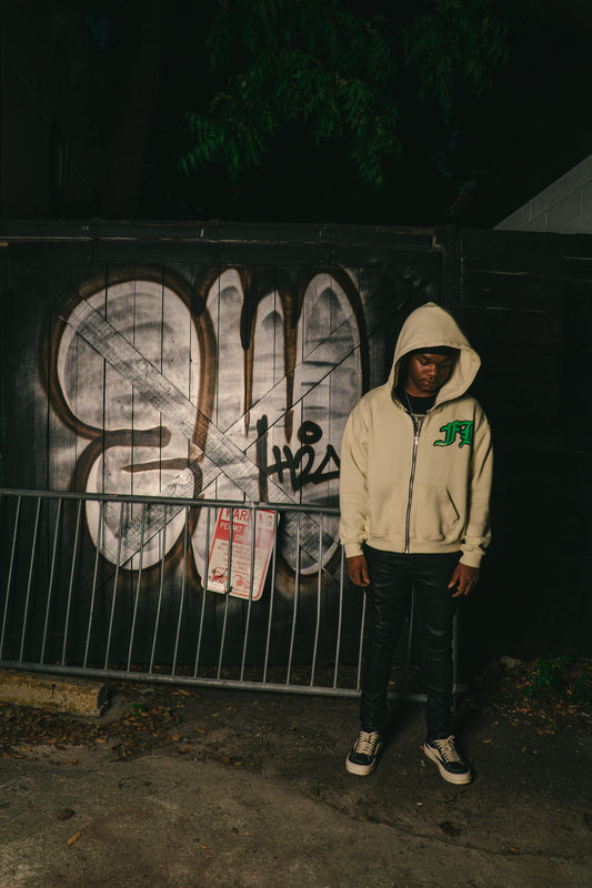 FOB WBL SUMS CREAM ZIP UP